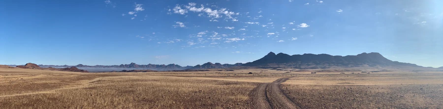 Open inland scenery in Namibia